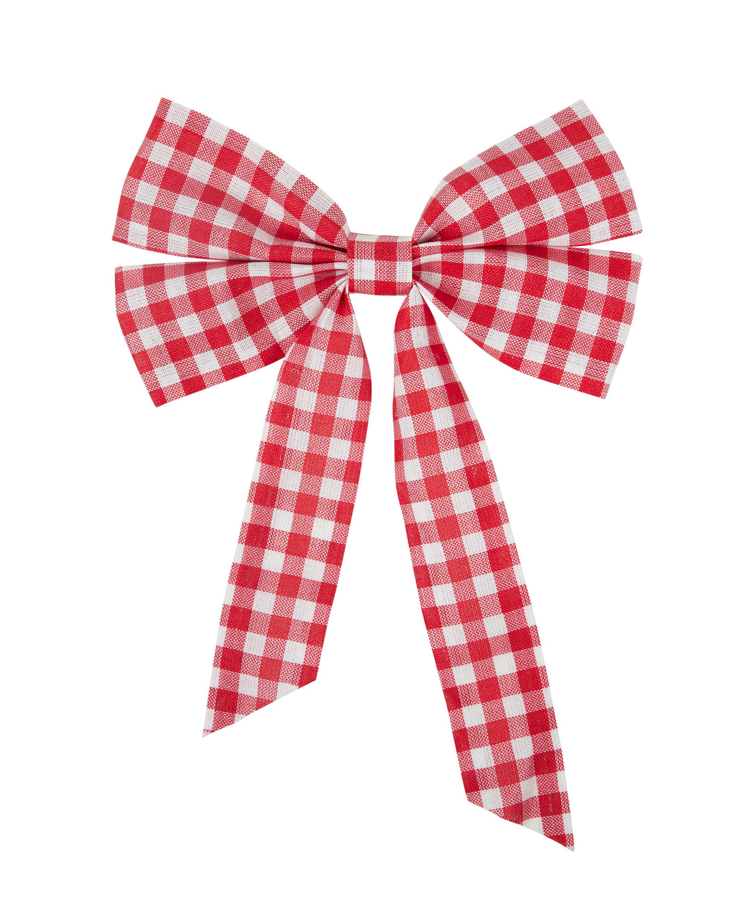 Red Gingham Hanging Bow