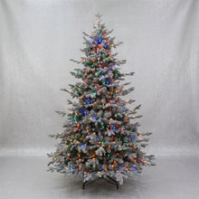 Load image into Gallery viewer, 7.5ft Pre-Lit Snowy Pine Tree -  PICK UP ONLY
