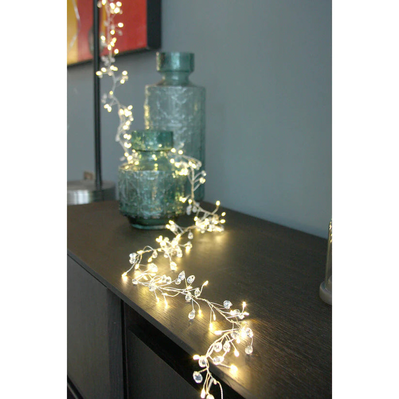 Cluster Fairy Lights with Crystals