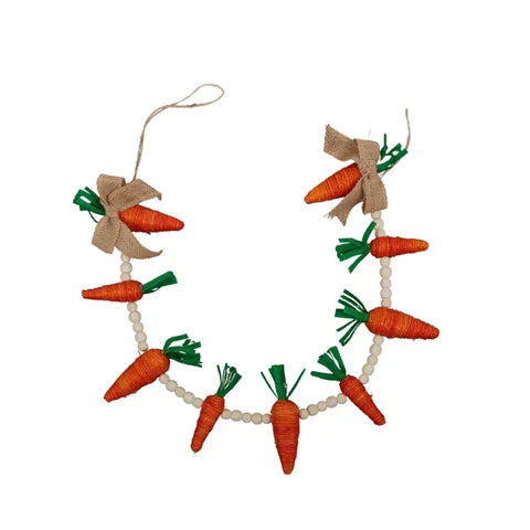 Carrot and Bead Garland