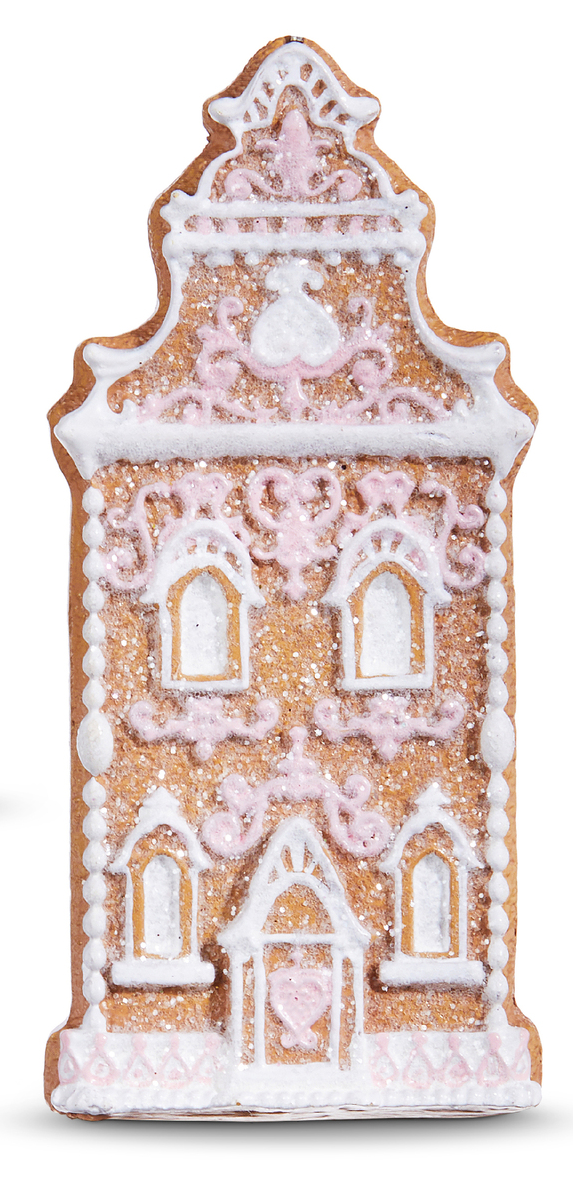 RAZ Gingerbread Church - 2 Assorted