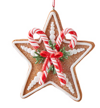 Load image into Gallery viewer, RAZ Holiday Gingerbread Hanging Ornament - 4 Assorted
