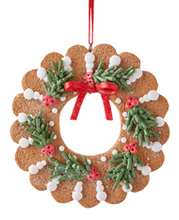 Load image into Gallery viewer, RAZ Holiday Gingerbread Hanging Ornament - 4 Assorted
