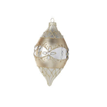 Load image into Gallery viewer, RAZ - Gold Patterned Ornaments- 3 Assorted
