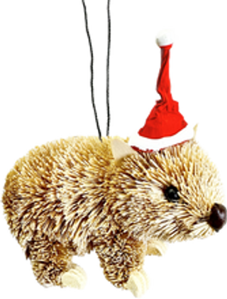 Hanging Wombat Ornament