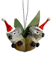Load image into Gallery viewer, Hanging Twin Gumnut Babies Ornament

