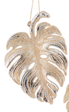 Load image into Gallery viewer, Champagne Leaf Hanging Decoration - 2 Assorted
