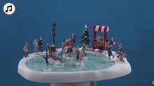 Load and play video in Gallery viewer, LEMAX 2024 PRE-ORDER Village Skating Pond With Sound, Set Of 18

