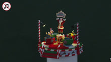 Load and play video in Gallery viewer, LEMAX Santa&#39;s Peppermint Teacup Spinner
