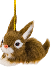 Load image into Gallery viewer, Faux Fur Hanging Rabbit Decoration - 3 Assorted.
