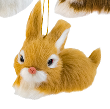 Load image into Gallery viewer, Faux Fur Hanging Rabbit Decoration - 3 Assorted.
