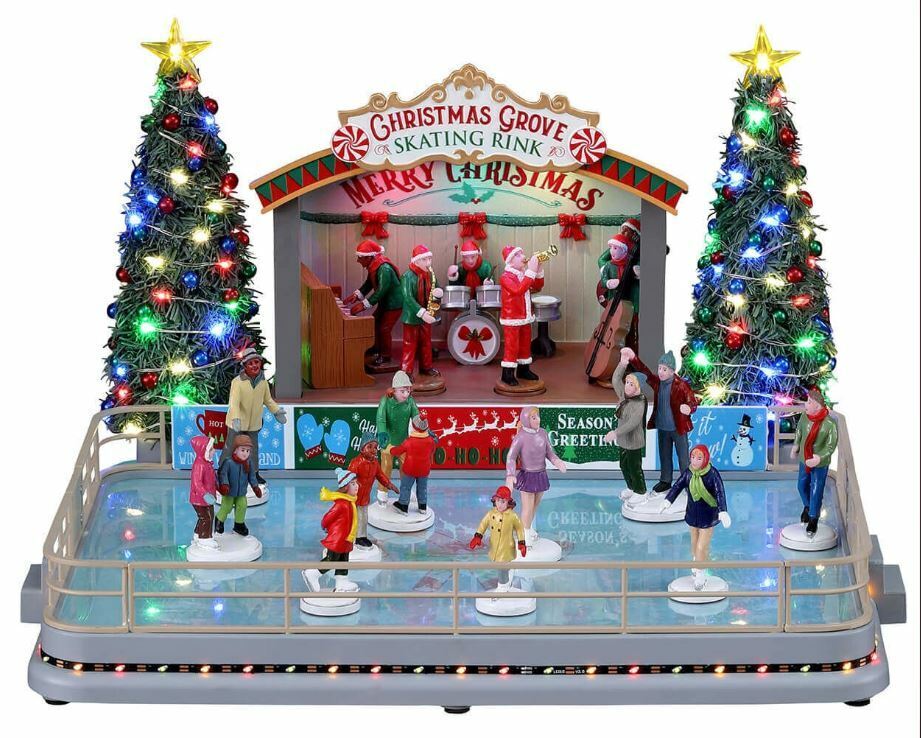 LEMAX 2025 PRE-ORDER Christmas Grove Skating Rink