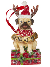 Load image into Gallery viewer, RAZ Classic Carols- Best Dog Hanging Ornaments
