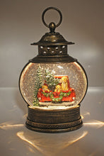 Load image into Gallery viewer, Dogs in Red Ute Glitter Lantern
