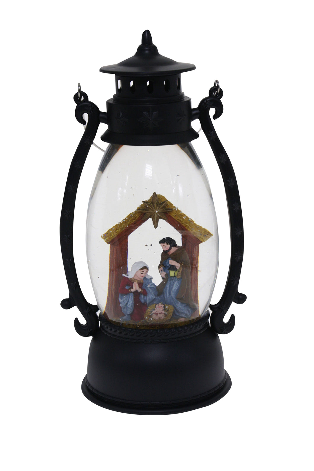 Nativity Glitter Lantern