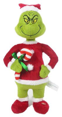 Moving Grinch Holding Candy Cane