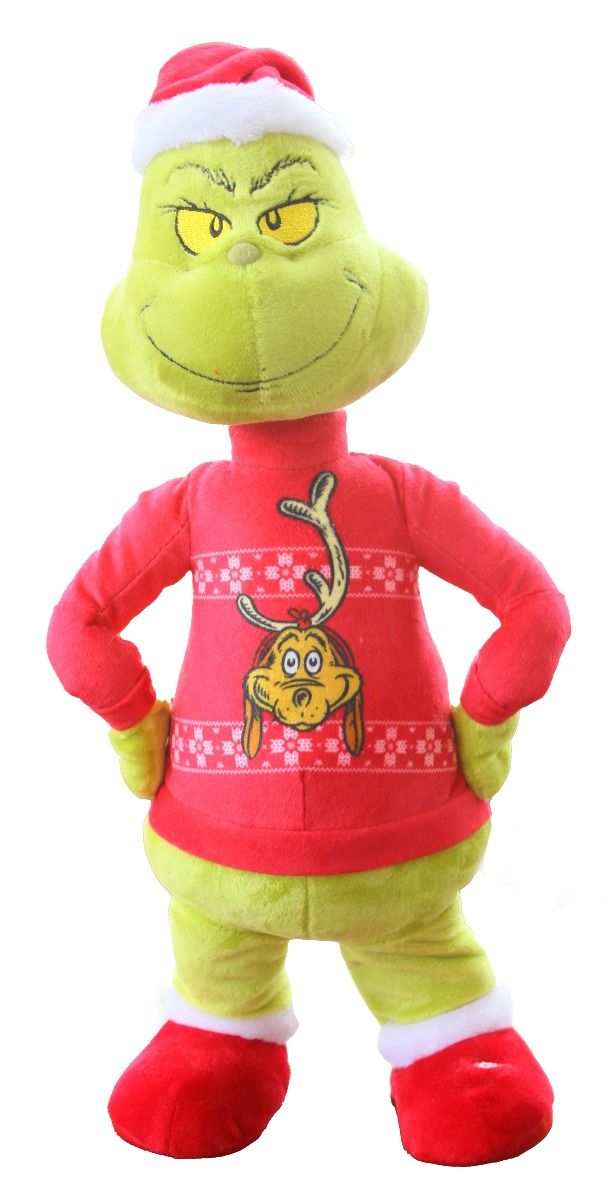 Animated Dancing Grinch wearing Max Sweater