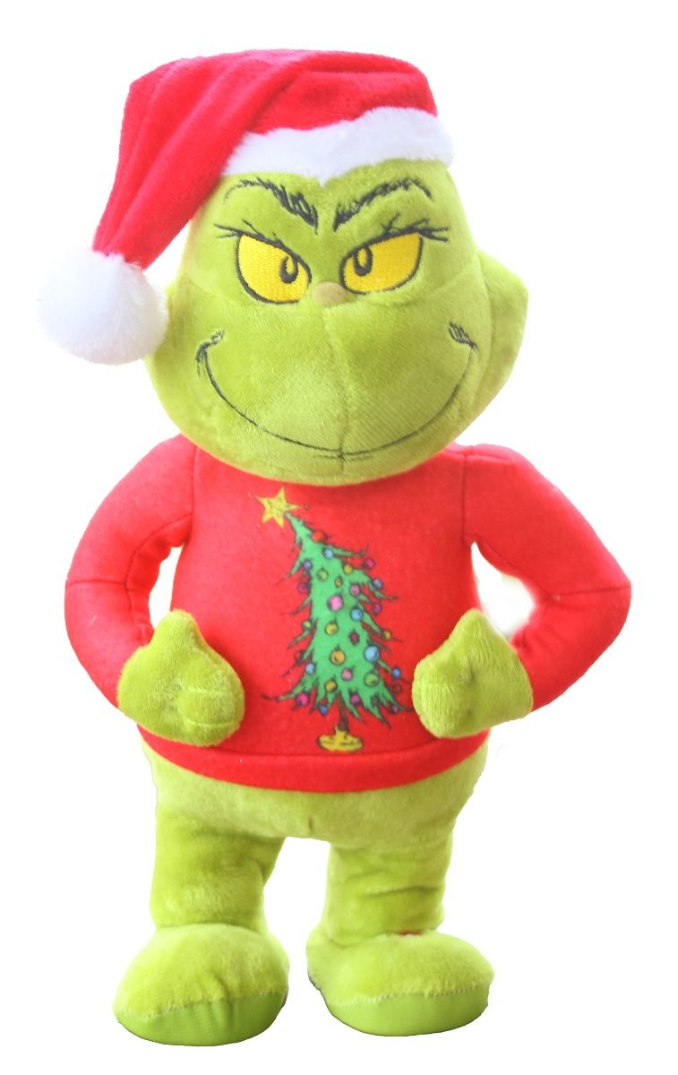 Animated Dancing Grinch Wearing Tree Sweater