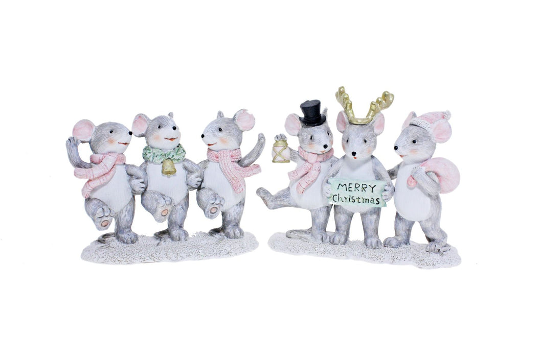 Cute Mice Trios- 2 Assorted