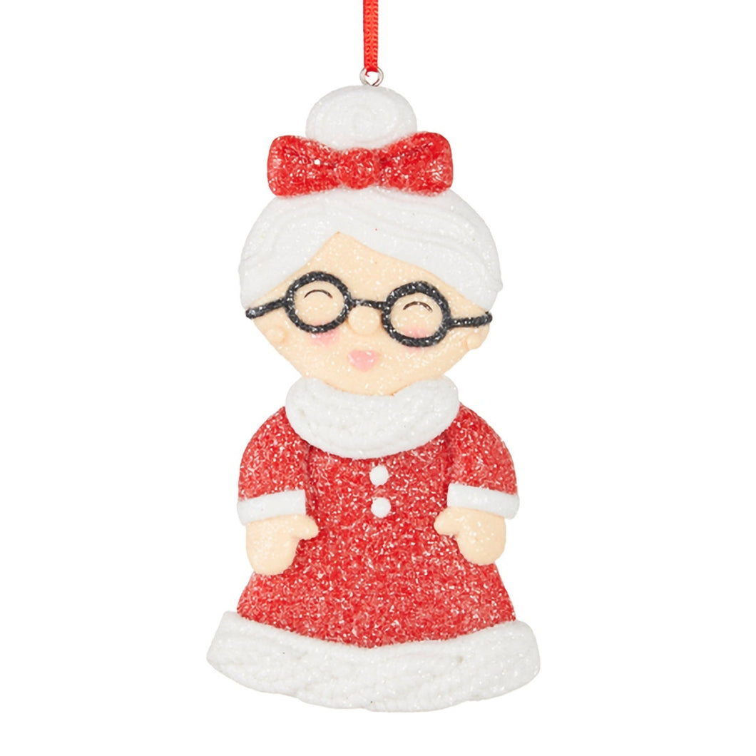 RAZ-Mrs Claus Hanging Ornament