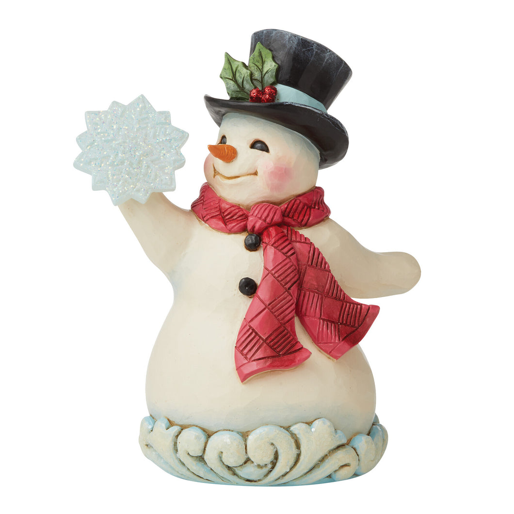 Jim Shore Heartwood Creek -  Snowman with Snowflake