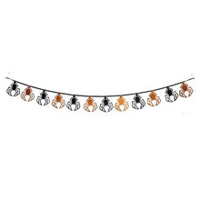 Load image into Gallery viewer, Glitter Spider Bunting

