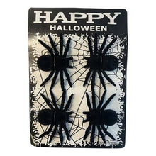 Load image into Gallery viewer, Four Pack Of Spooky Spiders
