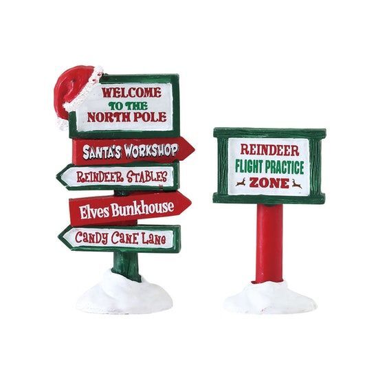 LEMAX 2025 PRE-ORDER North Pole Signs