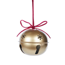 Load image into Gallery viewer, Matte Gold Hanging Bell- 2 Assorted

