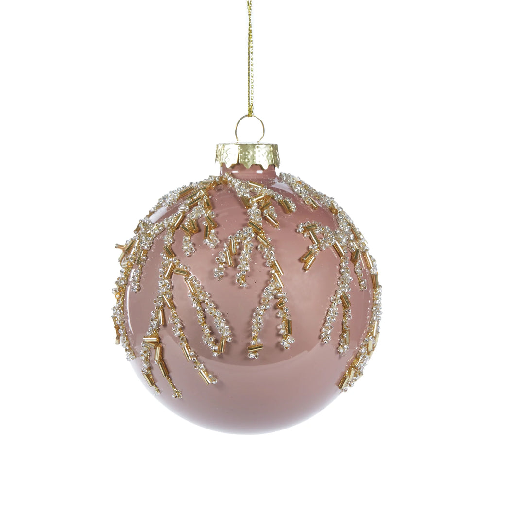 Deco Style Iced Bauble