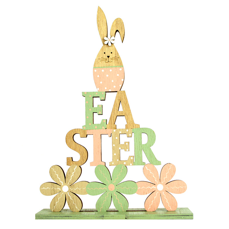 WOODEN TREE EASTER SIGN