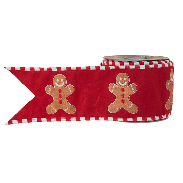 RAZ Gingerbread Ribbon – Under the Mistletoe Shop