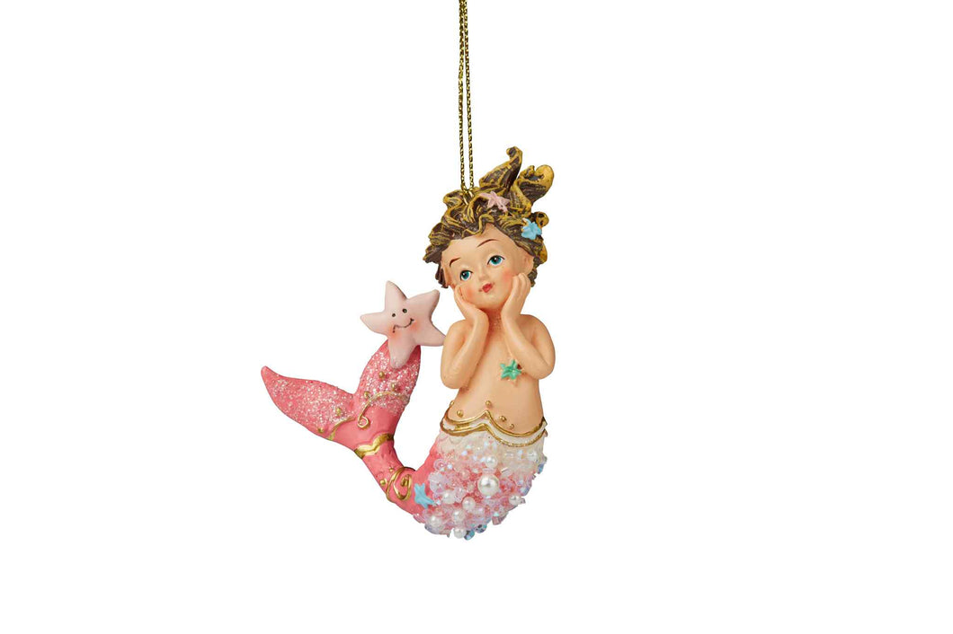 Mermaid Hanging Christmas Decoration