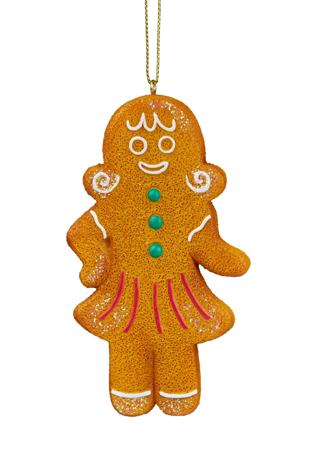 Gingerbread Girl Hanging Ornament