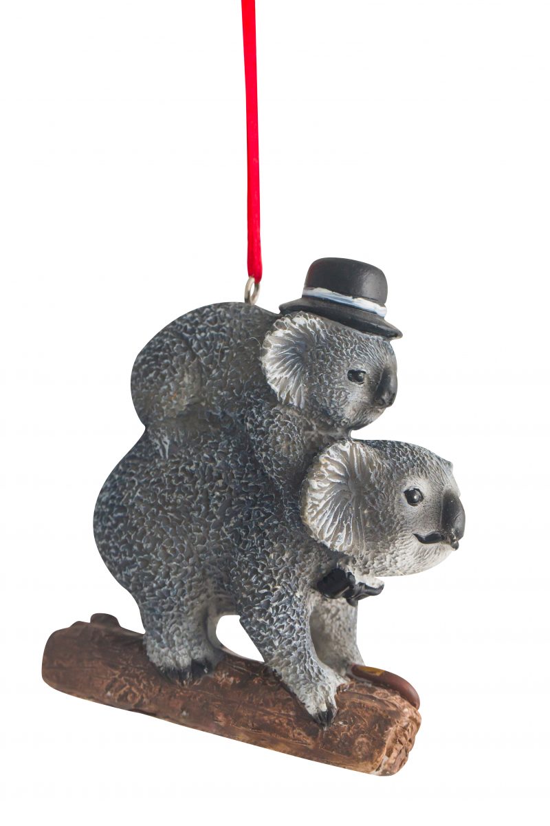 Dad & Son Gentleman Koala Hanging Decoration