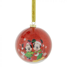 Load image into Gallery viewer, Mickey and Minnie Christmas Baubles - Set of 7
