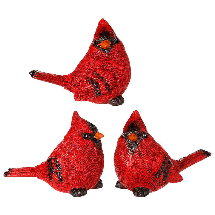 RAZ Red Cardinal Table Decoration