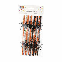 Load image into Gallery viewer, Halloween Spider Straws
