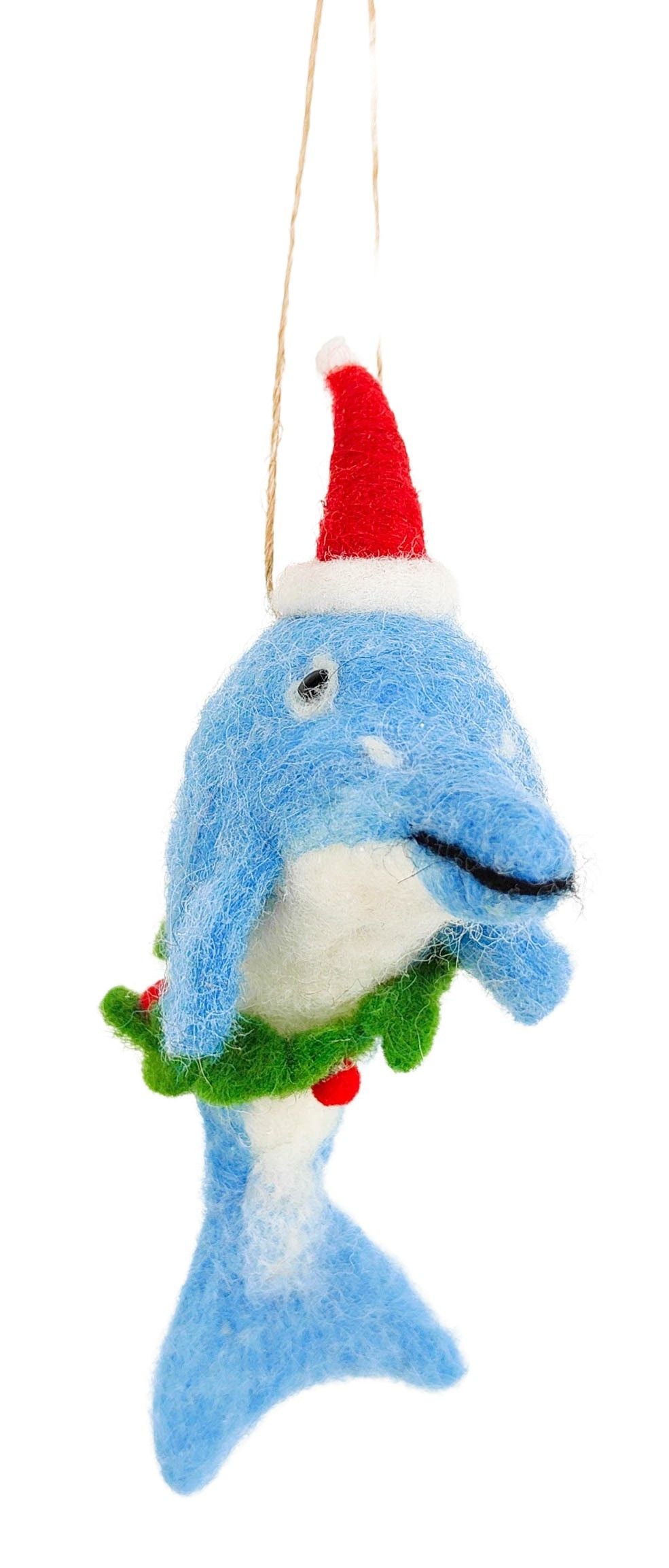 Christmas Dolphin Hanging Decoration