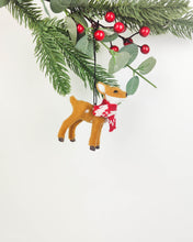 Load image into Gallery viewer, Fawn with Scarf Hanging Decoration
