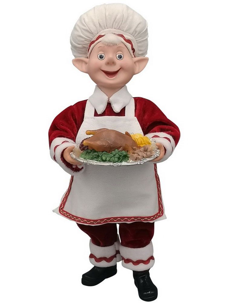 Chef Elf with Turkey Roast